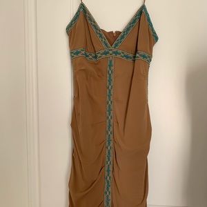 Nicole Miller Tan Dress